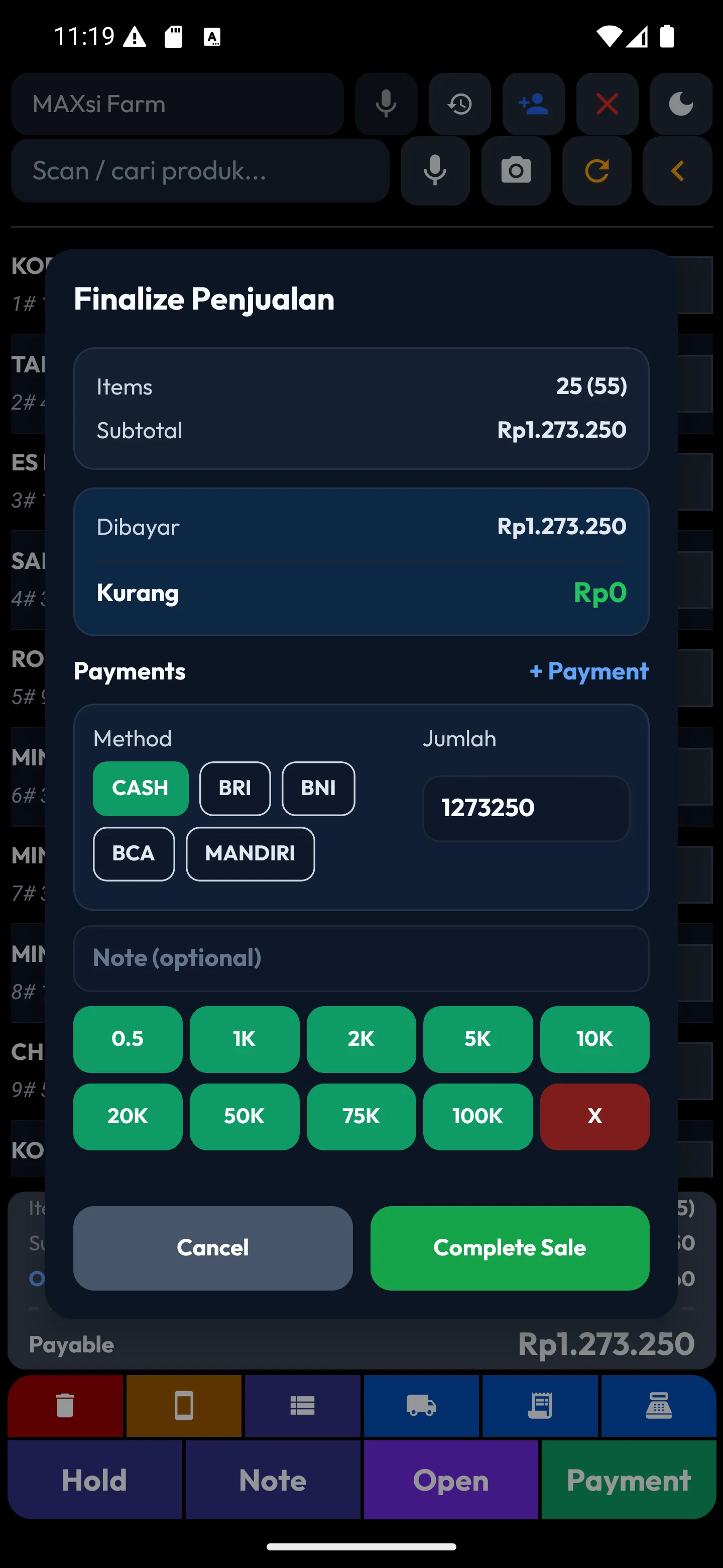 5 pos pembayaran dark