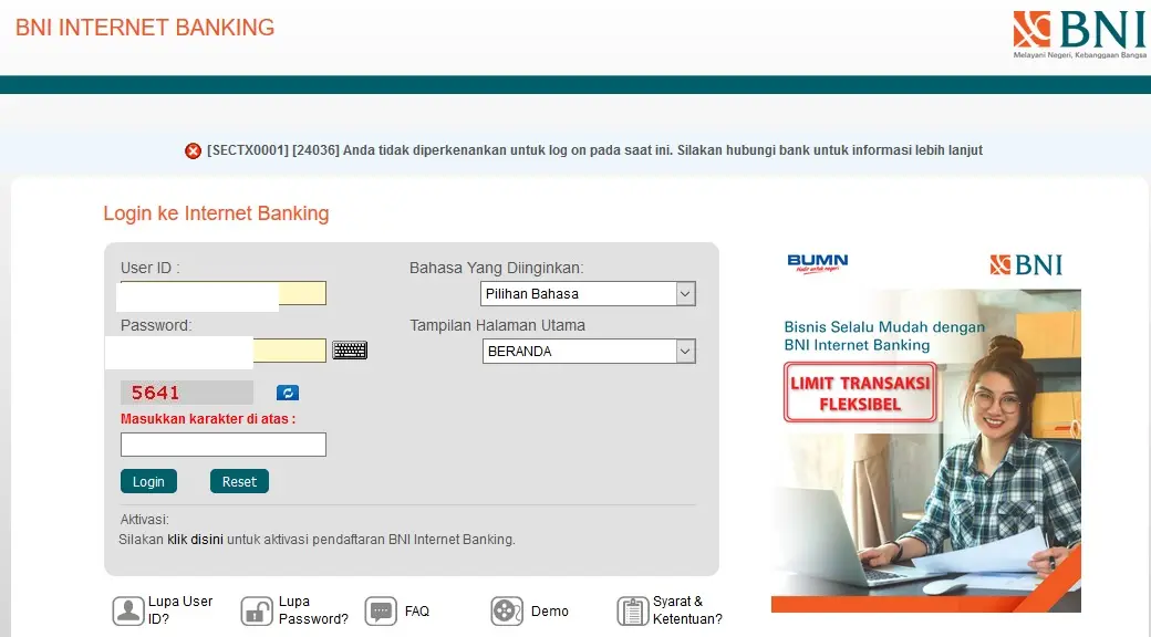 Anda-tidak-diperkenankan-untuk-log-on-pada-saat-ini
