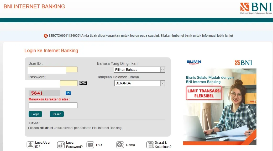 Anda-tidak-diperkenankan-untuk-log-on-pada-saat-ini