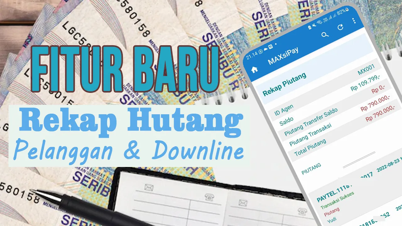 Aplikasi Konter Pulsa Pencatatan Hutang Pelanggan