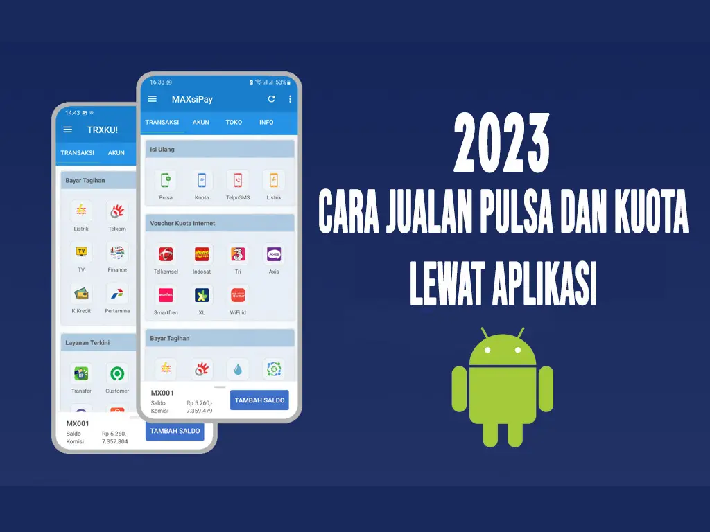 Cara Jualan Pulsa Dan Kuota Lewat Aplikasi
