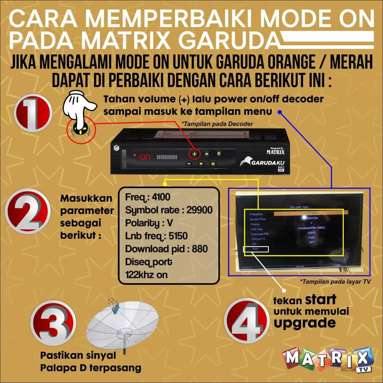 Cara-Memperbaiki-Mode-ON-pada-MATRIX-Garuda-TV-Parabola