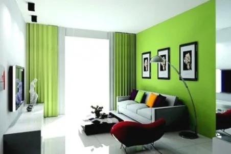 Cat Tembok Ruang Tamu