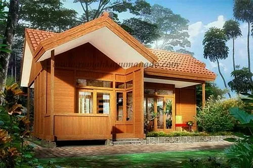 Kumpulan Gambar Rumah Kayu Sederhana Simple Dan Minimalis