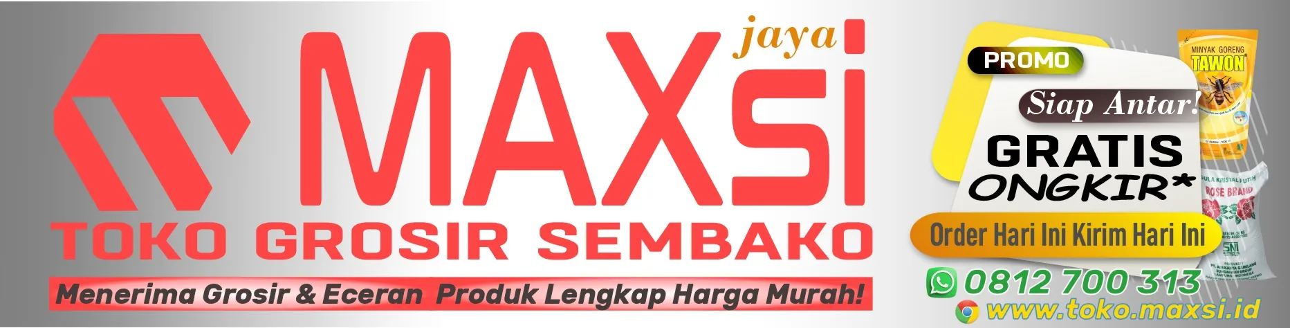 MAXsi Jaya Pilihan Utama Belanja Grosir Sembako dengan Harga Termurah di Desa Sukamulya, Lampung Selatan