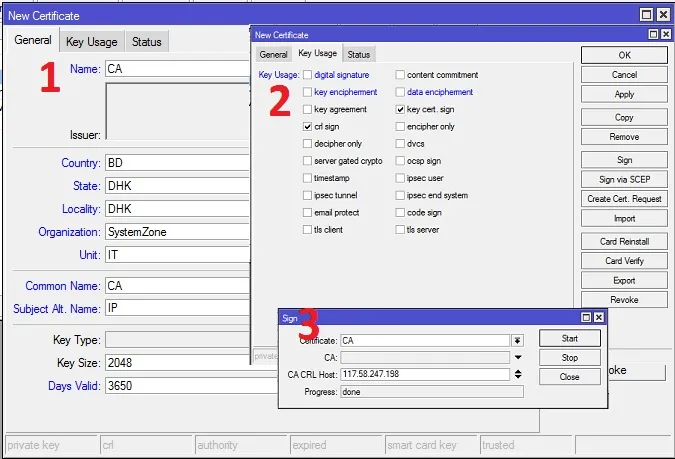 Membuat OpenVPN Server di Mikrotik & TLS Certificates