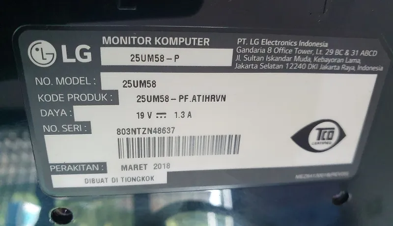 Review Monitor LED LG 25UM58-P 25 inch UltraWide 21:9