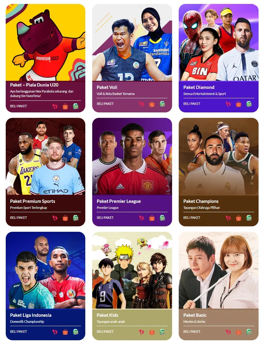 Paket TV NEX Parabola