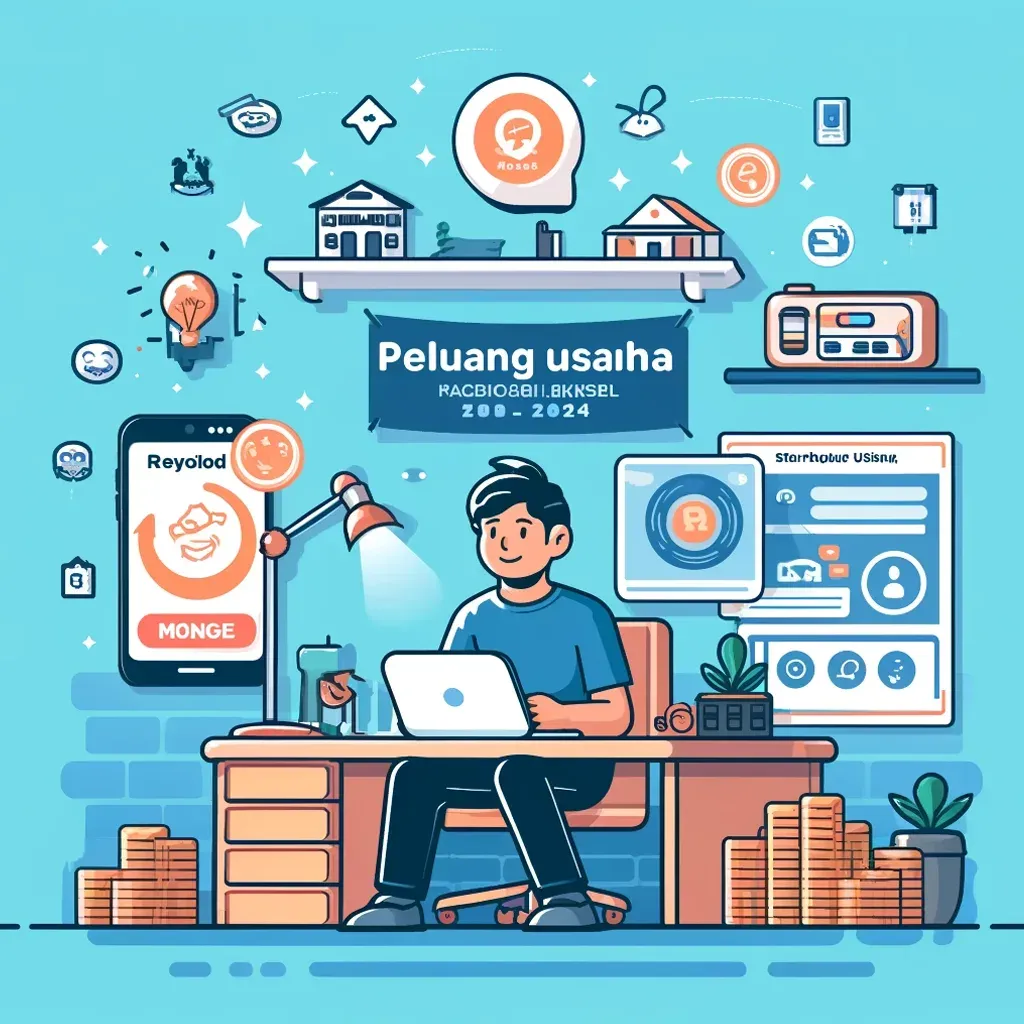Ilustrasi peluang usaha digital 2023-2024 di Indonesia.
