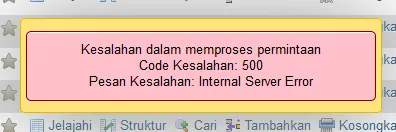 PhpMyAdmin Internal Server Error Code Kesalahan: 500