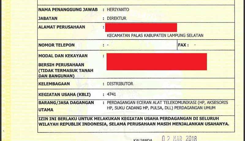 Tentang & Legalitas Perusahaan MAXsi Reload Center