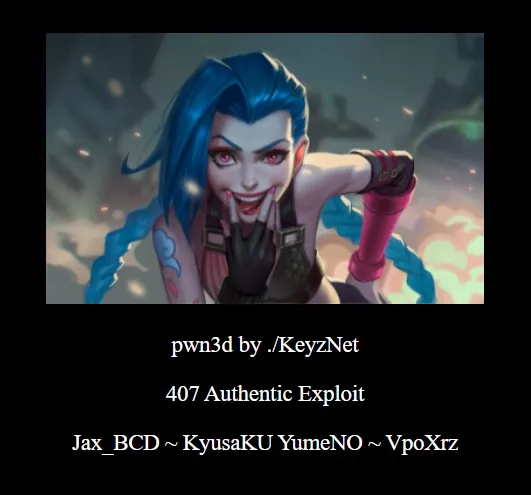 Website-Di-Hack-407-Authentic-Exploit