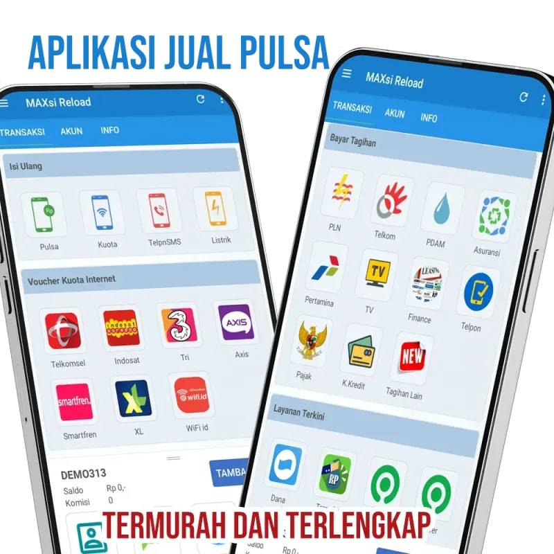 Aplikasi Jual Pulsa Termurah dan Terlengkap : MAXsi Reload