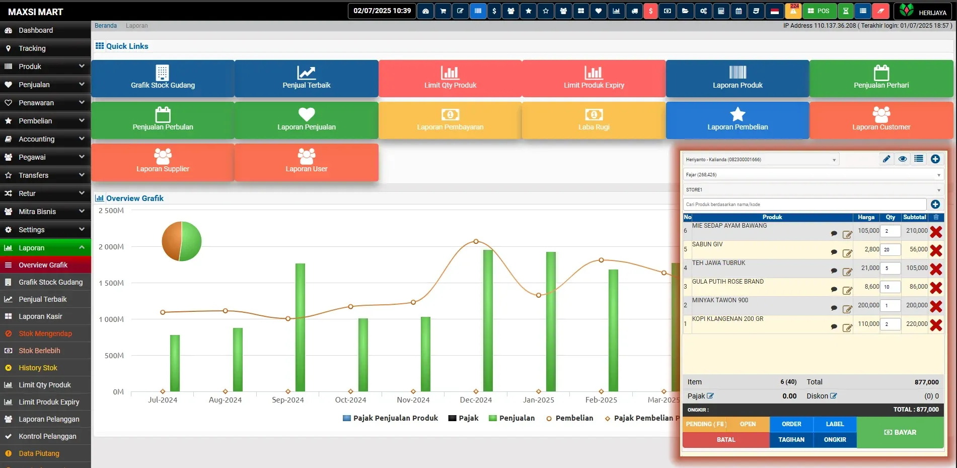 Aplikasi Kasir MAXsi.ID