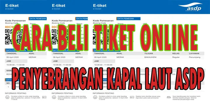 cara beli tiket online penyebrangan kapal laut asdp