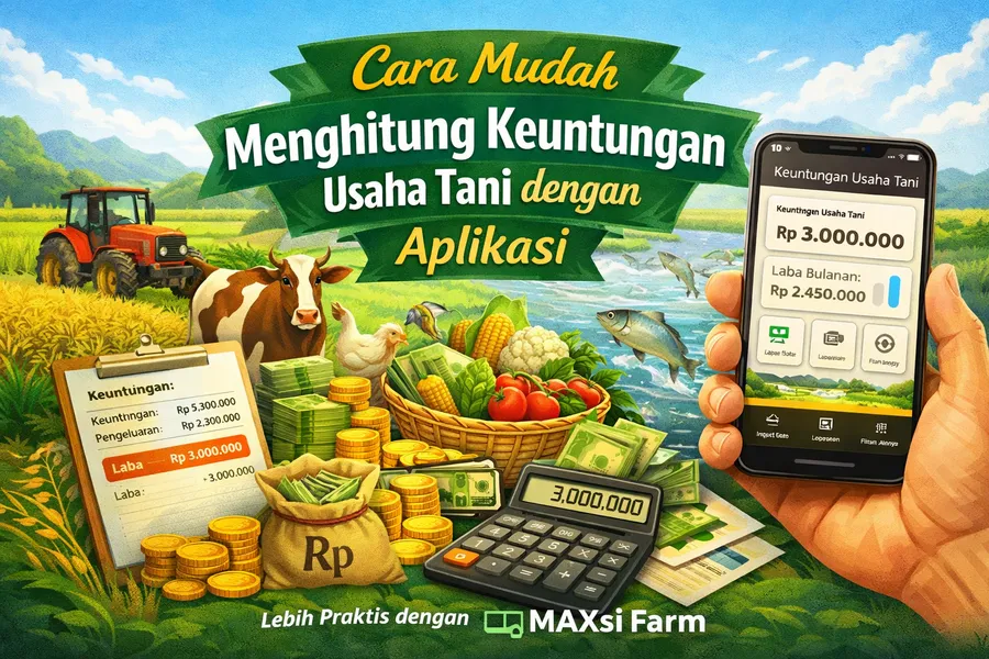 Cara Mudah Menghitung Keuntungan Usaha Tani dengan Aplikasi