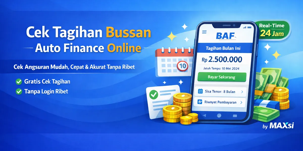 Cek Tagihan Bussan Auto Finance Online - Cek Angsuran BAF