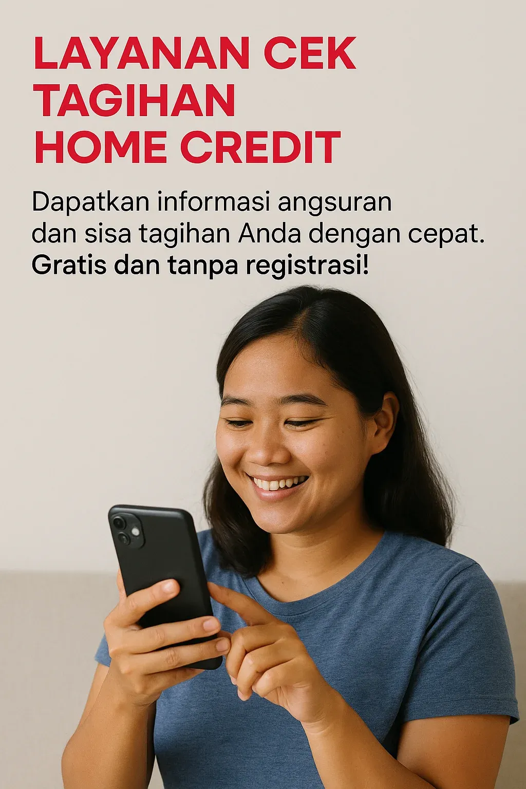 Ilustrasi Cek Tagihan Home Credit Online