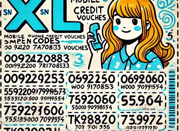 Contoh SN Pulsa XL dari 10.000 sampai 100.000