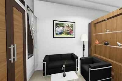 Denah Rumah ukuran 9 X 12 M