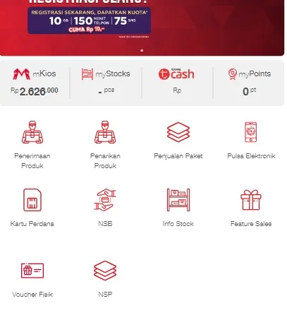 Download Aplikasi Android Apk DigiPOS Outlet Telkomsel MKios