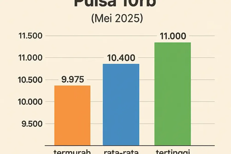 Pulsa Telkomsel 10.000 Cuma 9.975: Agen & Top Up Termurah 2025