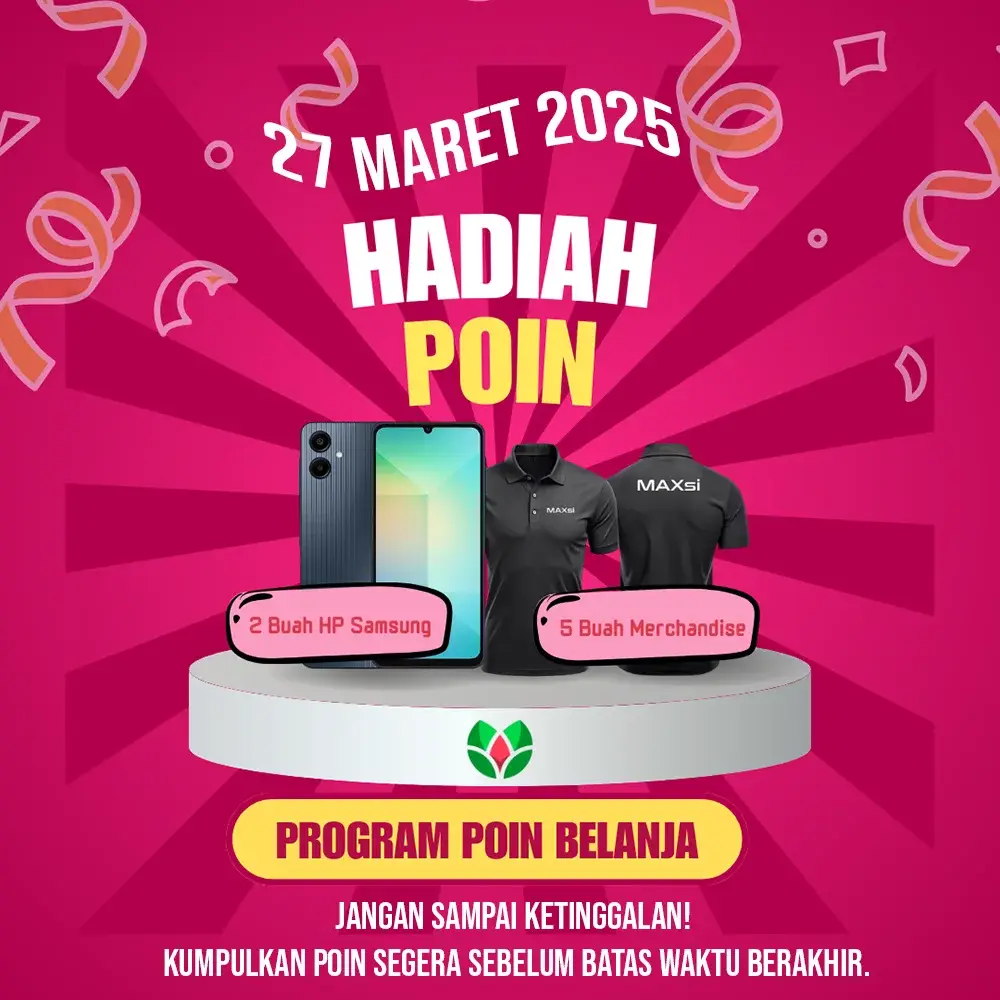 Program Poin Belanja Sembako MAXsi Jaya 2024