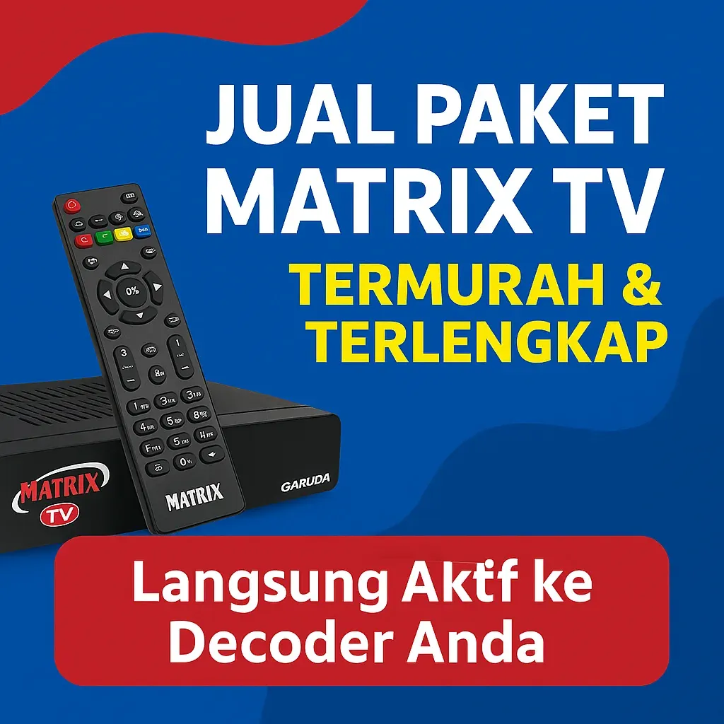 jual paket Matrix TV termurah