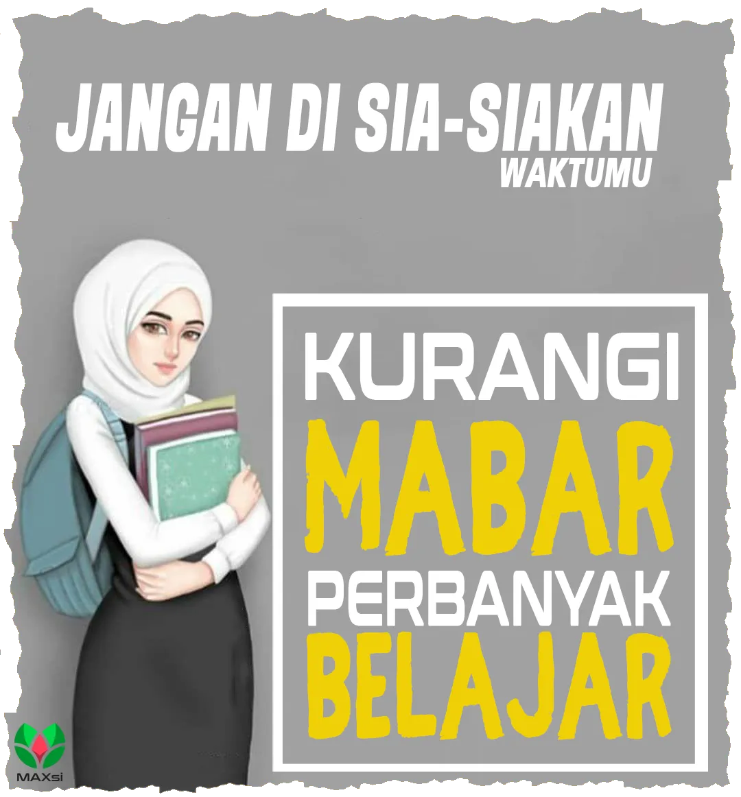 kurangi mabar perbanyak belajar