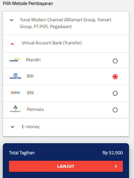 metode pembayaran tiket kapal laut penyebrangan asdp online