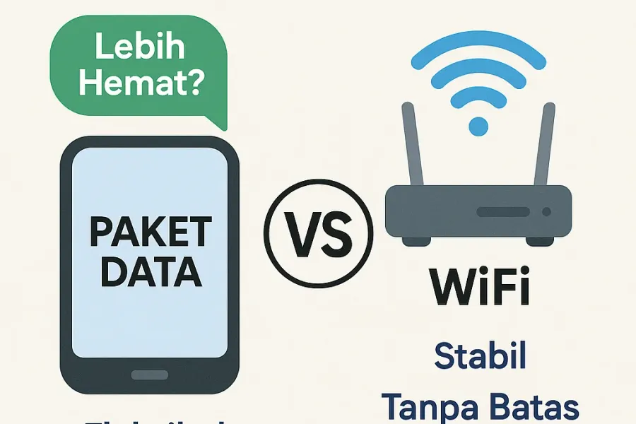 Paket Data vs WiFi: Mana yang Lebih Hemat untuk Kebutuhan Kamu?