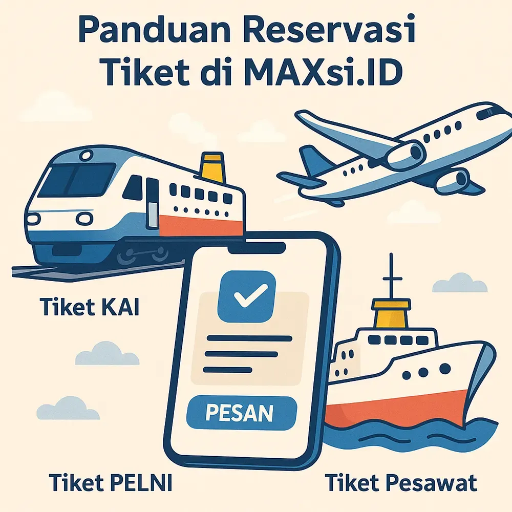 Panduan Reservasi Tiket KAI, PELNI, dan Pesawat