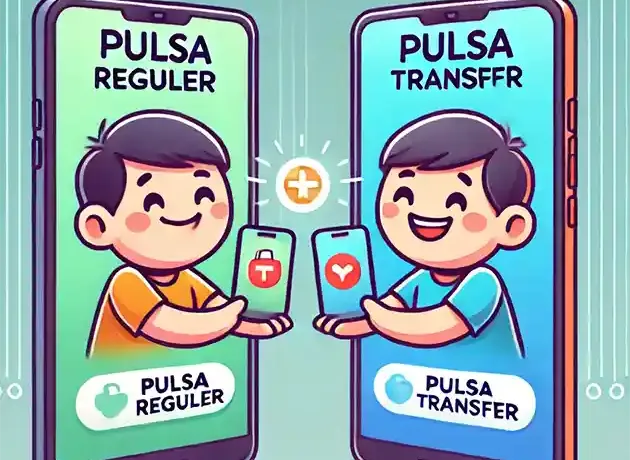Perbedaan Pulsa Murah Telkomsel Reguler & Transfer