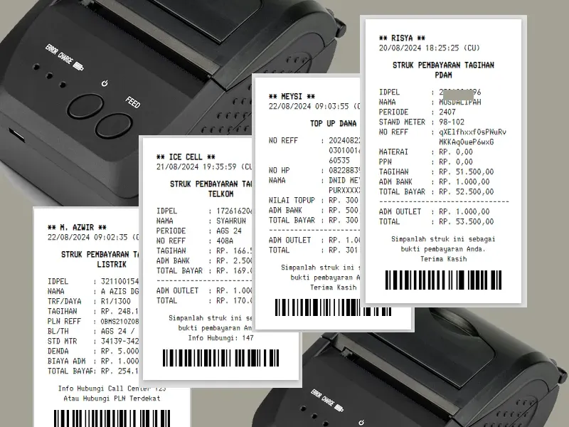 Rekomendasi Printer Bluetooth Android untuk Agen Pulsa