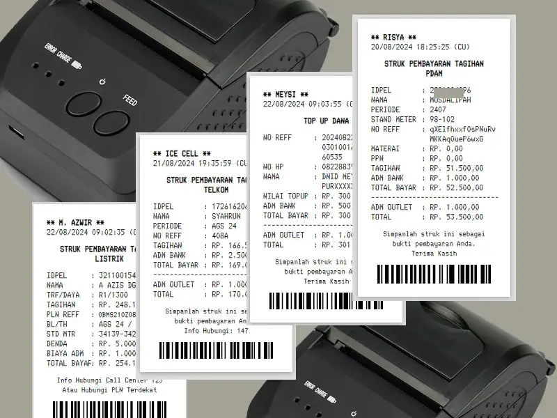 Rekomendasi Printer Bluetooth Android untuk Agen Pulsa