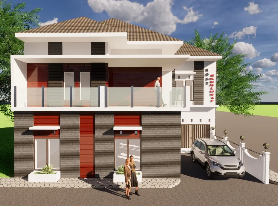 GAMBAR DESAIN RUMAH LANTAI 2