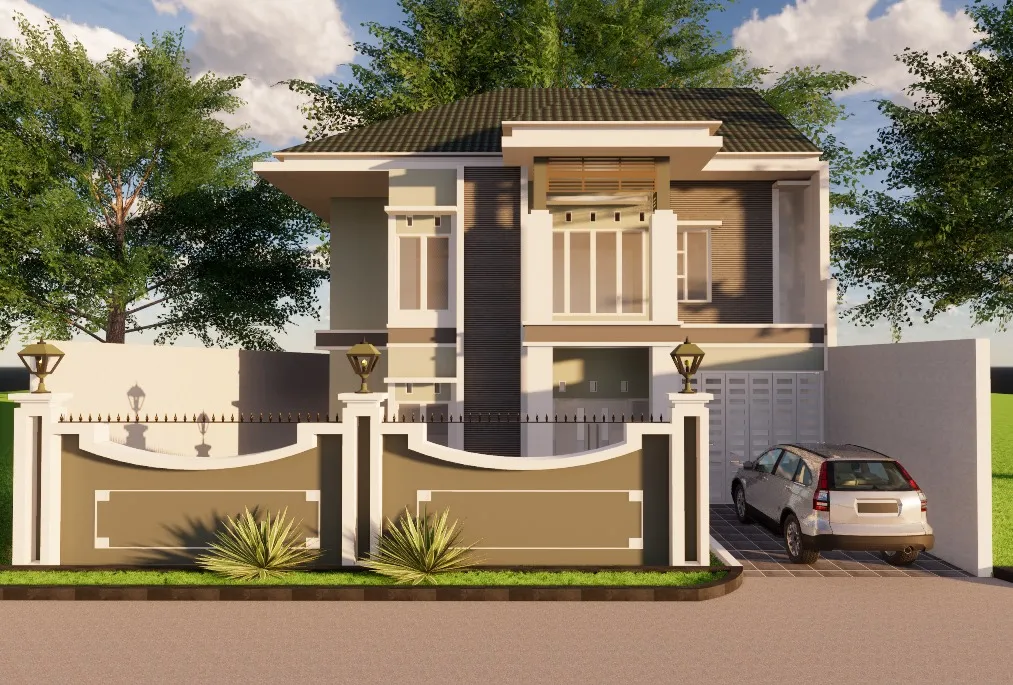 GAMBAR DESAIN RUMAH LANTAI 2