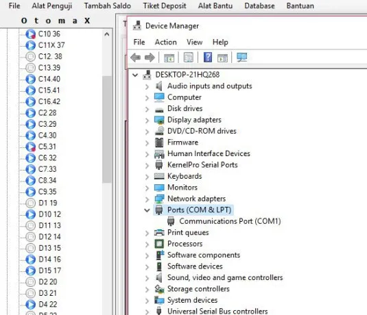 Cara Share Port COM Dial SMS Modem Pool via LAN & Internet