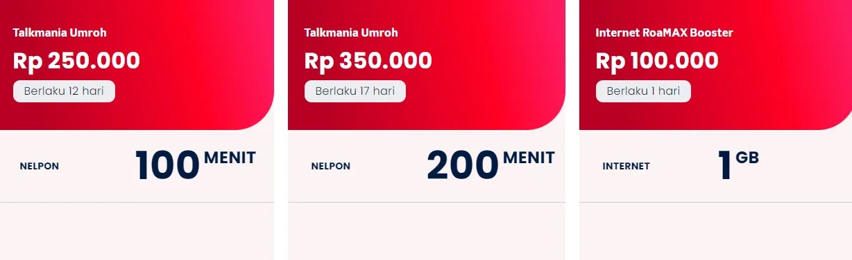 telkomsel paket internet umroh 3