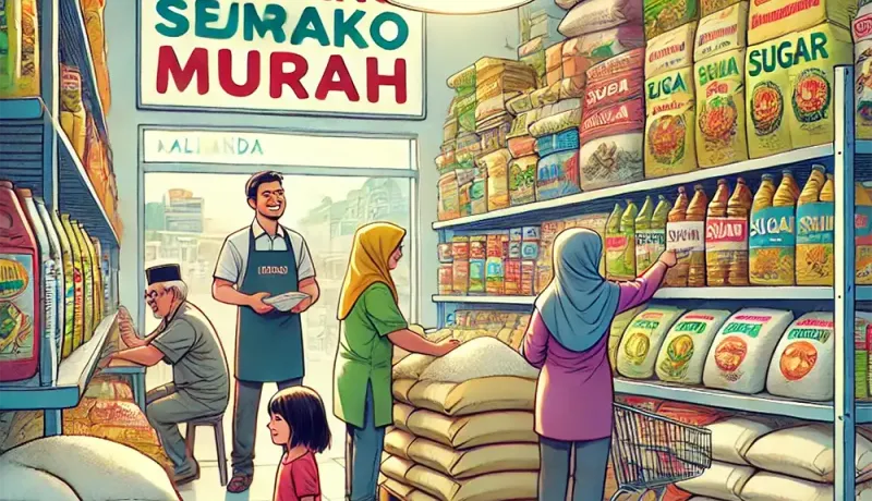 Toko Grosir Sembako Murah Viral di Kalianda, Lampung Selatan