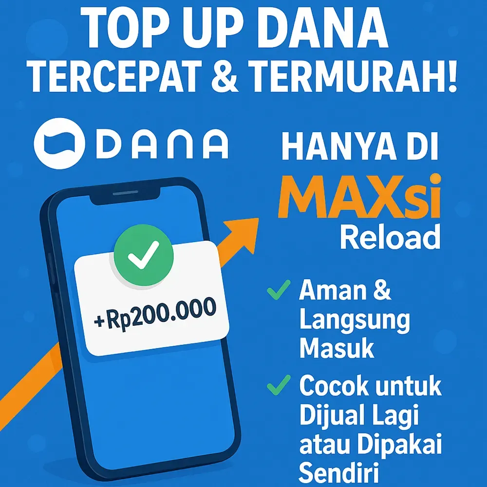 Top Up DANA Tercepat dan Termurah