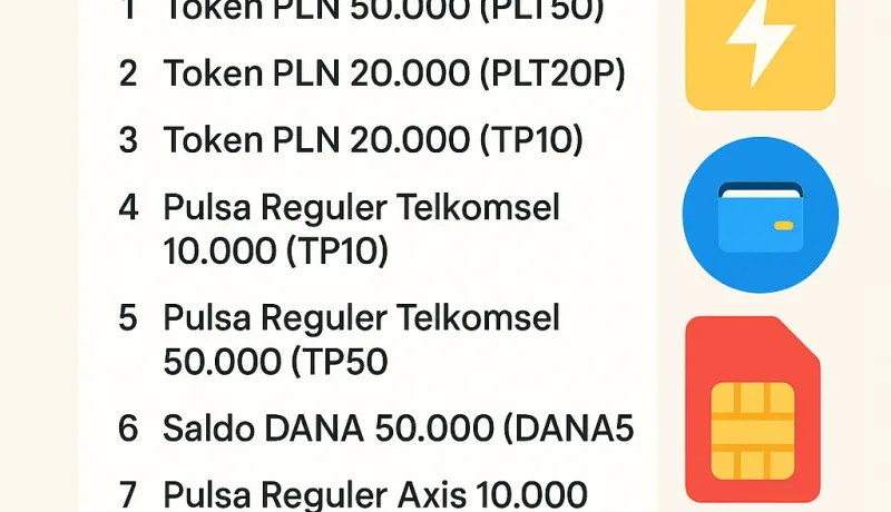 10 Produk Top Up Paling Laris di MAXsi.ID Bulan Juni 2025
