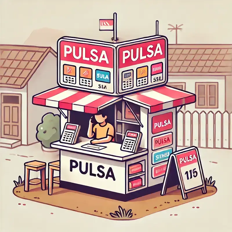 usaha konter pulsa