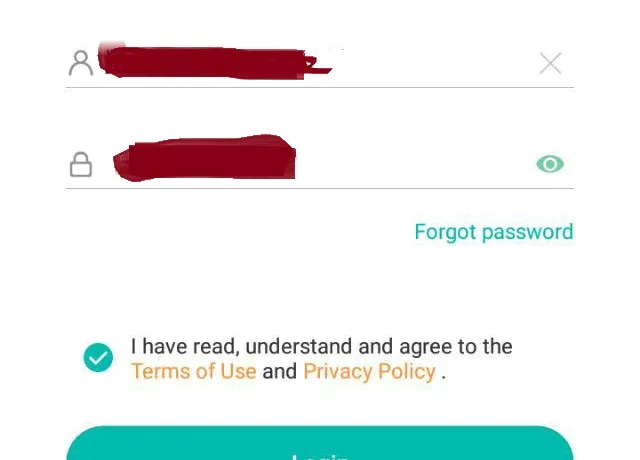 Yi Home Camera 2 1080P Error Login Region Asia